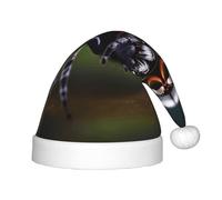 WZYCWB Tropical rainforest spiders Patterns Fun Christmas Party Hat, Class Party Activity Holiday Christmas Decoration Hat