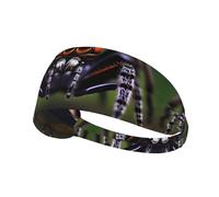 WZYCWB Tropical rainforest spiders Printed sports headband, sports sweatband, moisture wicking