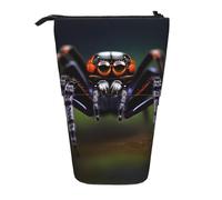 WZYCWB Tropical Rainforest Spiders Retractable Storage Container for Pen Holders, Makeup Brush Holders, or Coin Drawstring Bags.