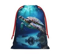 WZYCWB Turtles on Parade M Printed Gift Bags - Perfect for Weddings, Christmas, and Holidays - S/M/L