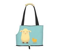 WZYCWB two animals Printed Pet Shoulder Bag - Lightweight, Breathable Travel Small Pet Shoulder Bag