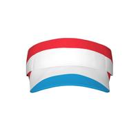 WZYCWB Unisex Sun hat, Luxembourg Flag Patterned Sun hat Without top, Fashionable and Versatile, Suitable for Outdoor Sports and Travel Black, Black, One Size, Black, One Size