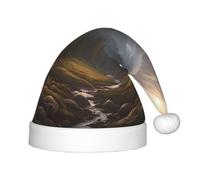 WZYCWB Untouched mountains Patterned Christmas Party Hat, Children's Class Activity Gift, Christmas Holiday Decoration Prop