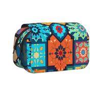 WZYCWB Variety of patterns Portable Pencil Case ideal for organizing pens in the office or storing makeup brushes