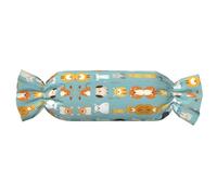 WZYCWB Various Cartoon Animals Candy Cylindrical Pillow Cylindrical Comfort Roll Pillow Travel Neck Pillow Tubular Pillow Suitable for Head Neck and Back Support
