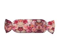 WZYCWB Various Flowers Candy Cylindrical Pillow Cylindrical Comfort Roll Pillow Travel Neck Pillow Tubular Pillow Suitable for Head Neck and Back Support