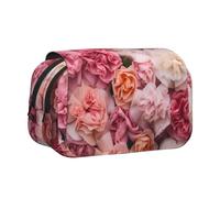 WZYCWB Various flowers Portable Pencil Case ideal for organizing pens in the office or storing makeup brushes