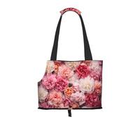 WZYCWB Various flowers Printed Pet Shoulder Bag - Lightweight, Breathable Travel Small Pet Shoulder Bag