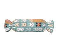 WZYCWB Various Rabbits Candy Cylindrical Pillow Cylindrical Comfort Roll Pillow Travel Neck Pillow Tubular Pillow Suitable for Head Neck and Back Support