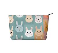 WZYCWB Various Rabbits Printed Cosmetic Storage Bag, Perfect for Business Trips and Travel.