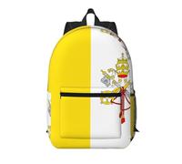 WZYCWB Vatican flag Printed backpack with pockets - suitable for work, business trips, travel, sports