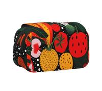 WZYCWB vegetable pattern Portable Pencil Case ideal for organizing pens in the office or storing makeup brushes