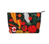 WZYCWB Vegetable Pattern Printed Cosmetic Storage Bag, Perfect for Business Trips and Travel.