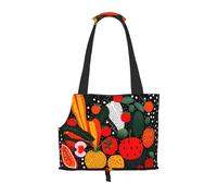 WZYCWB vegetable pattern Printed Pet Shoulder Bag - Lightweight, Breathable Travel Small Pet Shoulder Bag