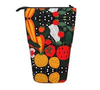 WZYCWB Vegetable Pattern Printed Retractable Pen Holder Suitable for use as a Simple Cosmetic Bag, Wallet, etc.