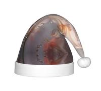 WZYCWB Vibrant Vermilion Print Christmas Party Hat, Children's Class Activity Gift, Christmas Holiday Decoration Prop