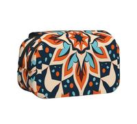 WZYCWB vintage pattern Portable Pencil Case ideal for organizing pens in the office or storing makeup brushes