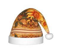 WZYCWB Vintage sunflowers Patterned Christmas Party Hat, Children's Class Activity Gift, Christmas Holiday Decoration Prop