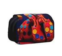 WZYCWB Violin Background Image Portable Pencil Case ideal for organizing pens in the office or storing makeup brushes