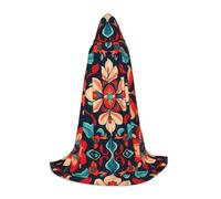 WZYCWB Visual Impact Petals M Patterned Hooded Cape Cosplay Costume - Holiday Party Costume Props