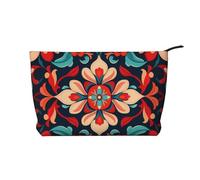 WZYCWB Visual Impact Petals Printed Cosmetic Storage Bag, Perfect for Business Trips and Travel.