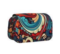 WZYCWB Vivid Patterns Portable Pencil Case ideal for organizing pens in the office or storing makeup brushes