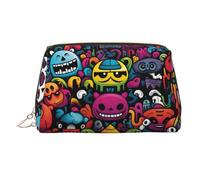 WZYCWB Wacky Dolls. Printed Leather Cosmetic Bag - Stylish and Portable Cosmetic Storage Bag