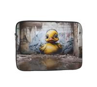 WZYCWB Wall Painting Ducks 10 inch Laptop sleeve compatible with 10-17-inch laptops. A lightweight, portable, and stylish accessory.