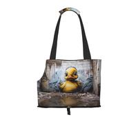 WZYCWB Wall Painting Ducks Printed Pet Shoulder Bag - Lightweight, Breathable Travel Small Pet Shoulder Bag