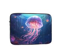 WZYCWB Wandering Jellyfish 15 inch Laptop sleeve compatible with 10-17-inch laptops. A lightweight, portable, and stylish accessory.