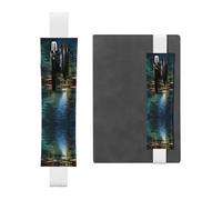 WZYCWB water ripples shadows Diary pencil pouches, PVC pen holders and pen holders with elastic bands, and bookmarks are the best gift choices.