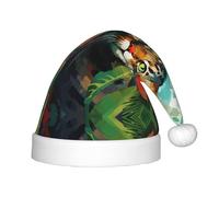 WZYCWB watercolor cat Patterned Christmas Party Hat, Children's Class Activity Gift, Christmas Holiday Decoration Prop