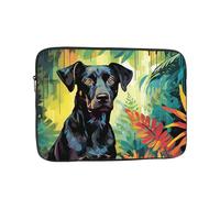 WZYCWB watercolor dog 12 inch Laptop sleeve compatible with 10-17-inch laptops. A lightweight, portable, and stylish accessory.
