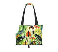 WZYCWB Watercolor Insects Printed Pet Shoulder Bag - Lightweight, Breathable Travel Small Pet Shoulder Bag