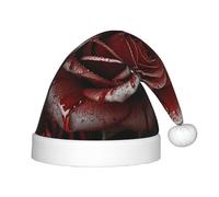 WZYCWB Waterdrop Rose Print Christmas Party Hat, Children's Class Activity Gift, Christmas Holiday Decoration Prop