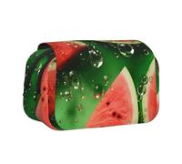 WZYCWB Watermelon cut into cubes Portable Pencil Case ideal for organizing pens in the office or storing makeup brushes