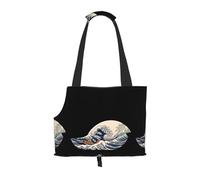 WZYCWB wave Lightweight travel bag for cats & breathable small dog shoulder bag for easy portability