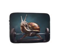 WZYCWB Weightlifting snails 13 inch Laptop sleeve compatible with 10-17-inch laptops. A lightweight, portable, and stylish accessory.