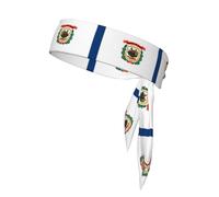 WZYCWB West Virginia Flag Printed Sports Headband, Men's and Women's Headscarf for Playing Ball, Morning Jogging, Outdoor Sports