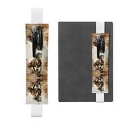 WZYCWB Western Horse Diary pencil pouches, PVC pen holders and pen holders with elastic bands, and bookmarks are the best gift choices.