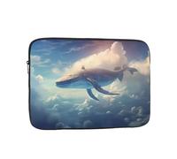 WZYCWB Whale Sky Painting 13 inch Laptop sleeve compatible with 10-17-inch laptops. A lightweight, portable, and stylish accessory.