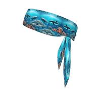 WZYCWB Whales Under The sea Printed Sports Headband, Men's and Women's Headscarf for Playing Ball, Morning Jogging, Outdoor Sports