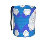 WZYCWB White Bear Family Hanging car Trash can is Suitable for Many Types of Cars. It is Practical and Convenient, and is Simply The Perfect Partner for Driving.