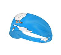 WZYCWB White Goose House Printed sports headband, sports sweatband, moisture wicking