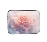 WZYCWB white rose 13 inch Laptop sleeve compatible with 10-17-inch laptops. A lightweight, portable, and stylish accessory.
