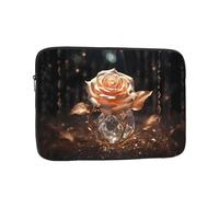WZYCWB White Rose Gold 13 inch Laptop sleeve compatible with 10-17-inch laptops. A lightweight, portable, and stylish accessory.