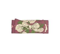 WZYCWB White Rose of Love Baby Bow Headband Girls Elastic Bow Hair Accessories Headband Suitable for Babies 0-6 Months Very Meaningful Gift