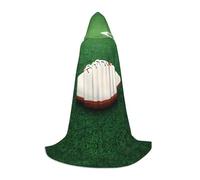 WZYCWB White Rugby Ball S Printed youth hooded cloak perfect for wizards and role-play costumes (S-L)