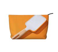 WZYCWB White Spatula Printed Cosmetic Storage Bag, Perfect for Business Trips and Travel.