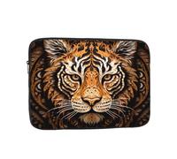 WZYCWB white-whiskered tiger 17 inch Laptop sleeve compatible with 10-17-inch laptops. A lightweight, portable, and stylish accessory.